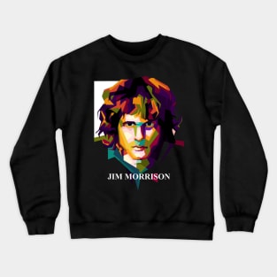 Jim Morrisson In Pop Art Crewneck Sweatshirt